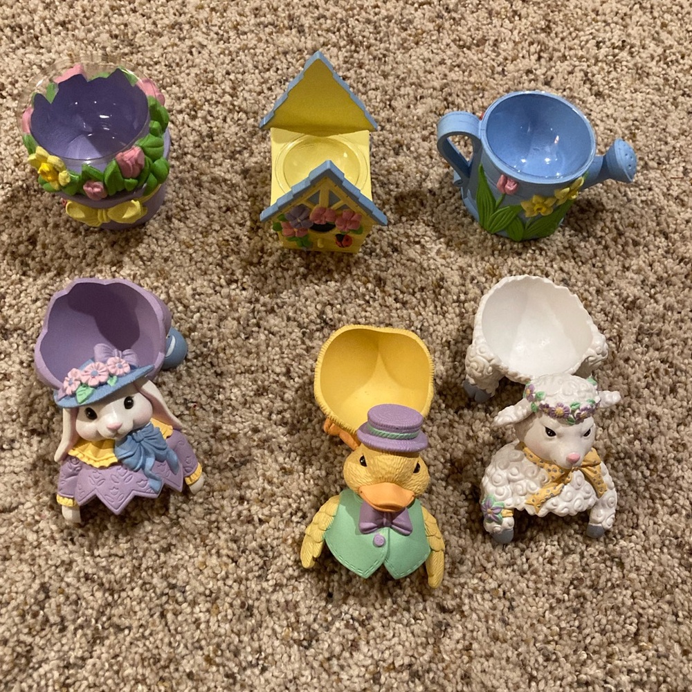 Set of 6 Avon Easter Egg Cups - Picture 1 of 7